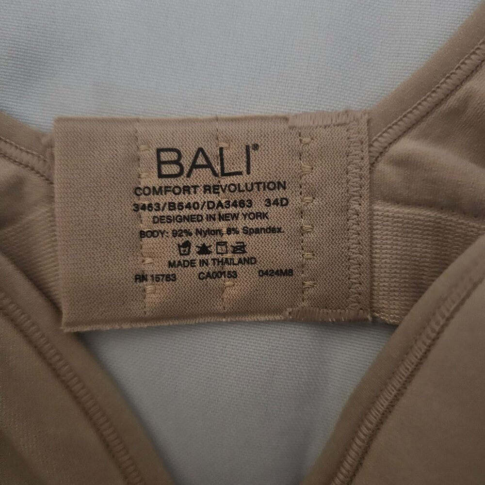 BALI Comfort Revolution Nude Full-Coverage Wirefree, Seamless Bra Size 34D, NWT - Picture 10 of 10